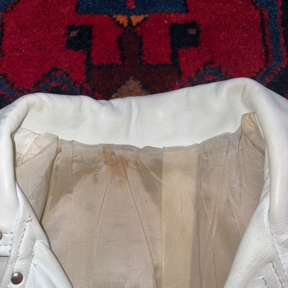 Vintage 80s Eagle Fringed Cow-Boy Western Leather Jacket - Picture 8 of 10